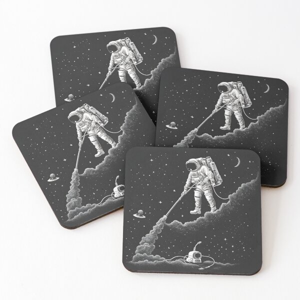 Item preview, Space Cleaner Duvet Covers Astronauts - Space Cleaner designed and sold by Kentala.