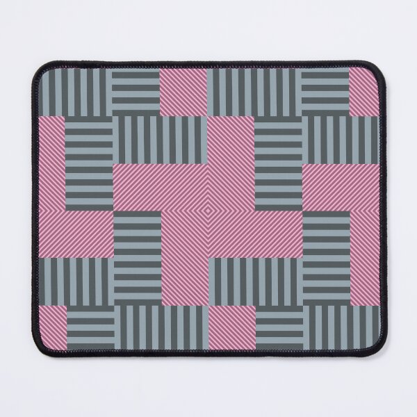 Item preview, Geometrical Pink & Grey Stripes pattern - Seamless pattern designed and sold by Agni Designs.