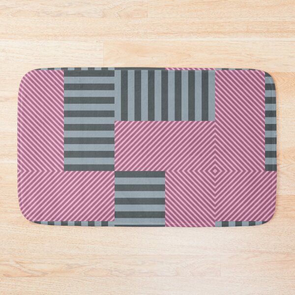 Item preview, Geometrical Pink & Grey Stripes pattern - Seamless pattern designed and sold by Agni Designs.