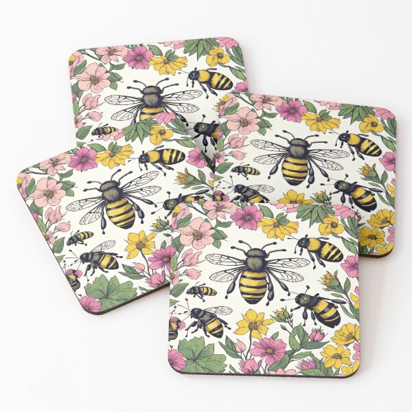 Item preview, Vintage bees pattern  designed and sold by shadowartsss.