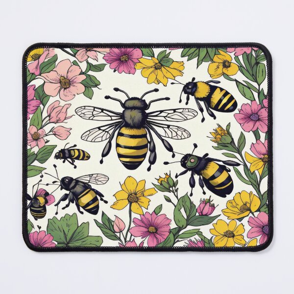 Item preview, Vintage bees pattern  designed and sold by shadowartsss.