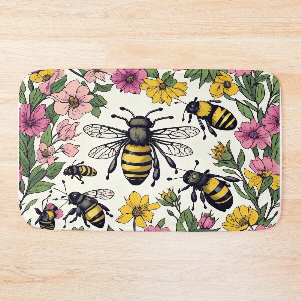 Item preview, Vintage bees pattern  designed and sold by shadowartsss.