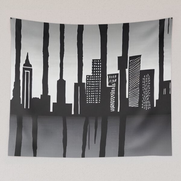 Item preview, Skyline in the style of famous art No. 47 designed and sold by CRAFTER-MEDIA.