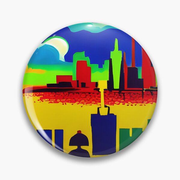 Artikelvorschau, Skyline im Stil berühmter Kunst. entworfen und verkauft von CRAFTER-MEDIA.