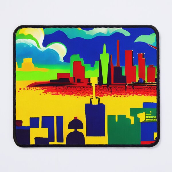 Artikelvorschau, Skyline im Stil berühmter Kunst. entworfen und verkauft von CRAFTER-MEDIA.