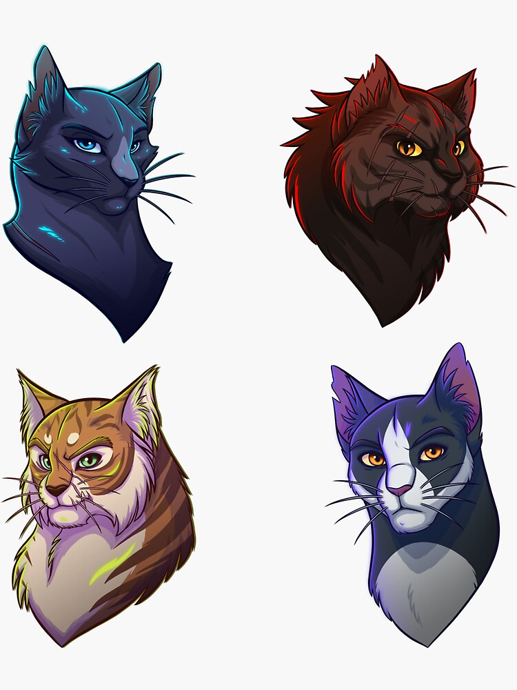 Warrior Cats - Clan Founders (5 stickers) Sticker by Didychu