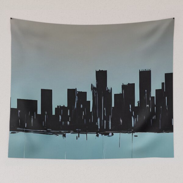 Item preview, Skyline in the style of famous art No. 45 designed and sold by CRAFTER-MEDIA.