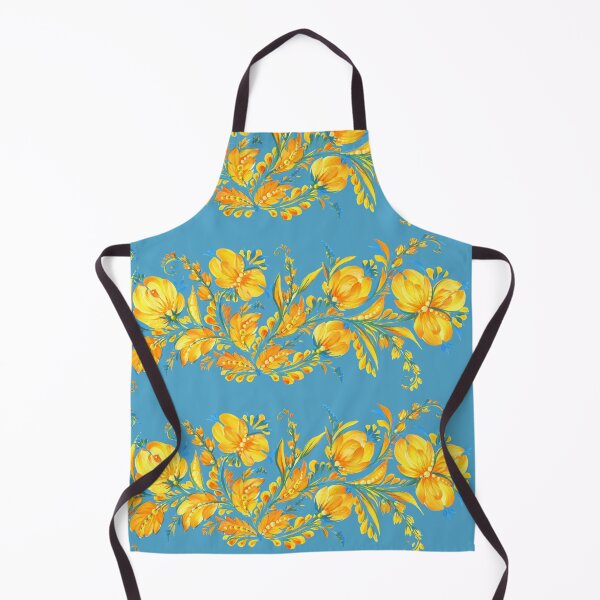 Item preview, Ukrainian art Petrykivka art Ukrainian flowers yellow-blue designed and sold by Sunflower-7.