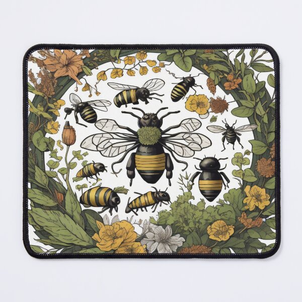 Item preview, Vintage bees pattern  designed and sold by shadowartsss.