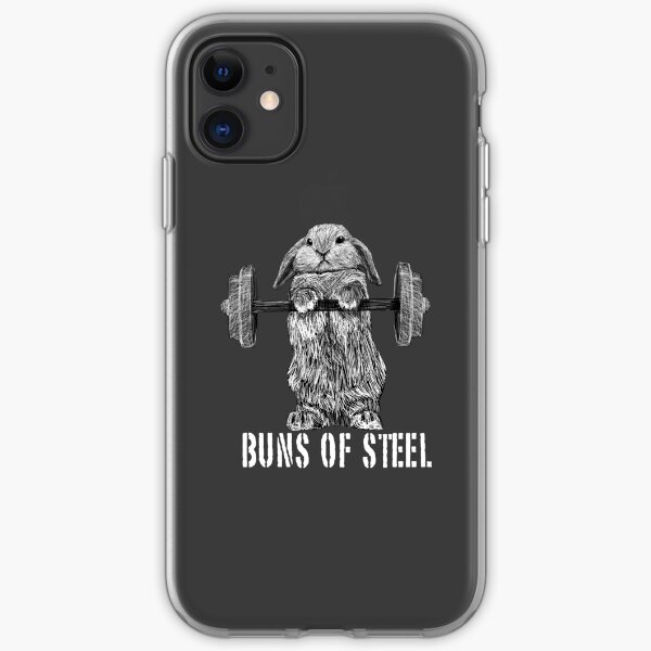 Buns of Steel (Dark) iPhone Soft Case