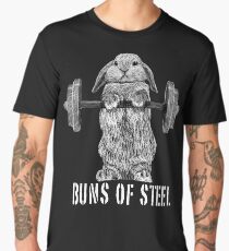 Buns of Steel (Dark) Men's Premium T-Shirt