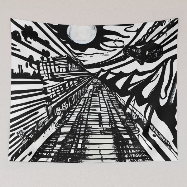Item preview, Skyline in the style of famous art No. 42 designed and sold by CRAFTER-MEDIA.