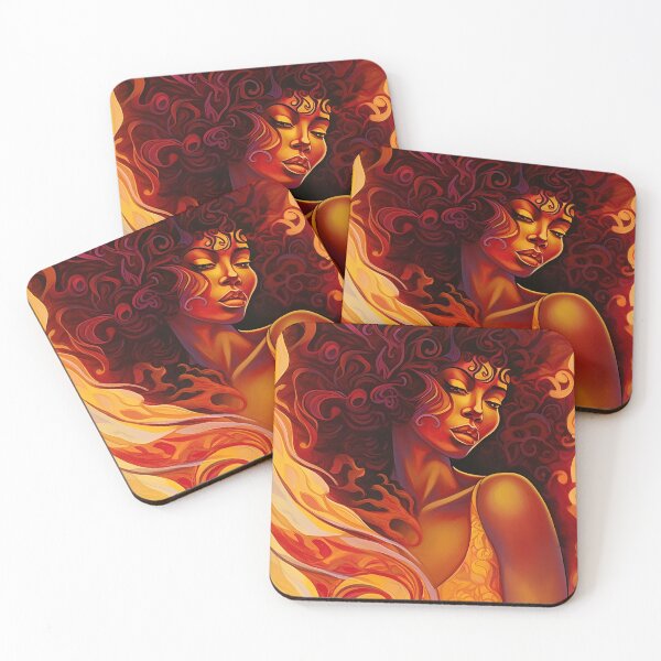 Item preview, blazing afro queen designed and sold by bamanimax.