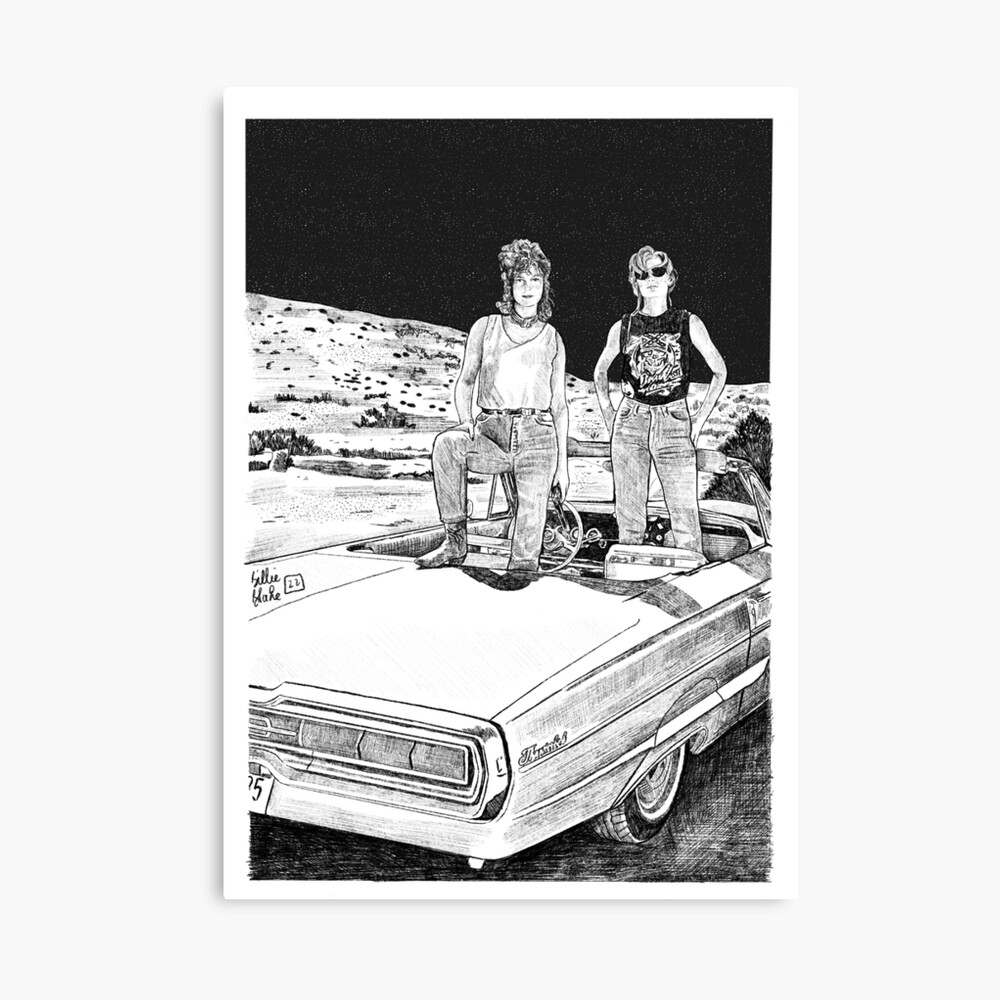 Thelma and Louise Art Print by morganmakes