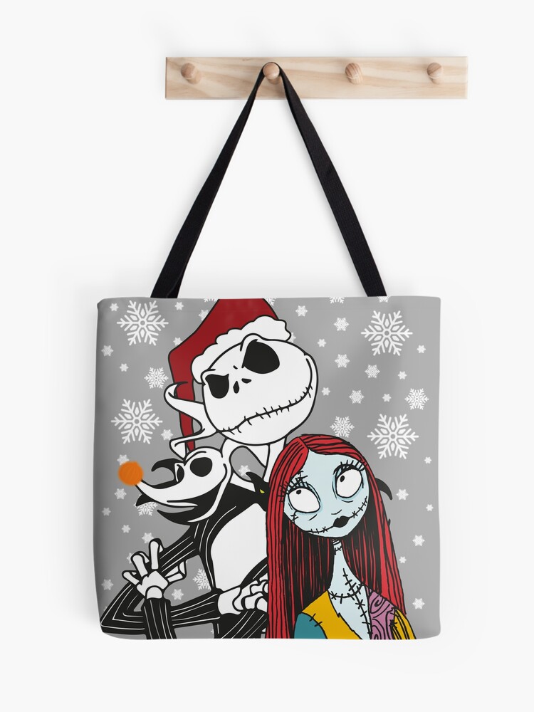 Jack Skellington Zero and Sally The Nightmare Before Christmas Tote Bag by 11UponaTime Redbubble