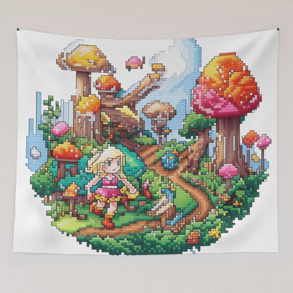 Item preview, Pixelated Wonderland designed and sold by RobotBadGuy0.
