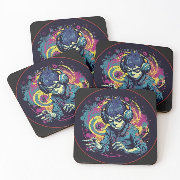 Item preview, Dark DJ Decks Festival, Rave, Gig Design designed and sold by Fox in Shades.