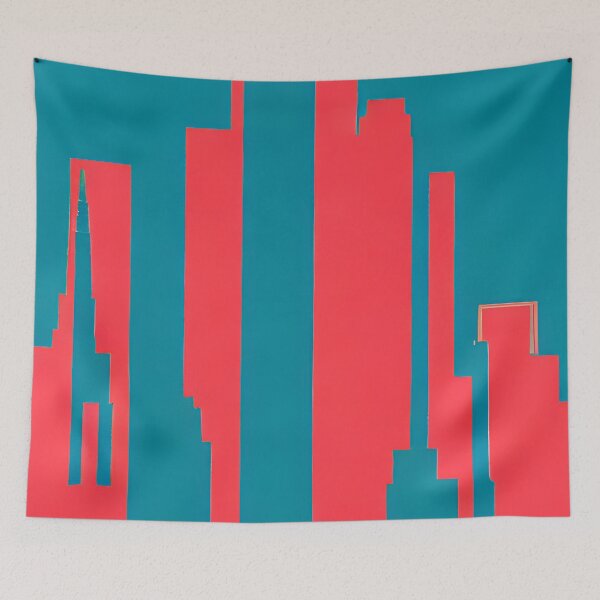 Item preview, Skyline in the style of famous art No. 40 designed and sold by CRAFTER-MEDIA.