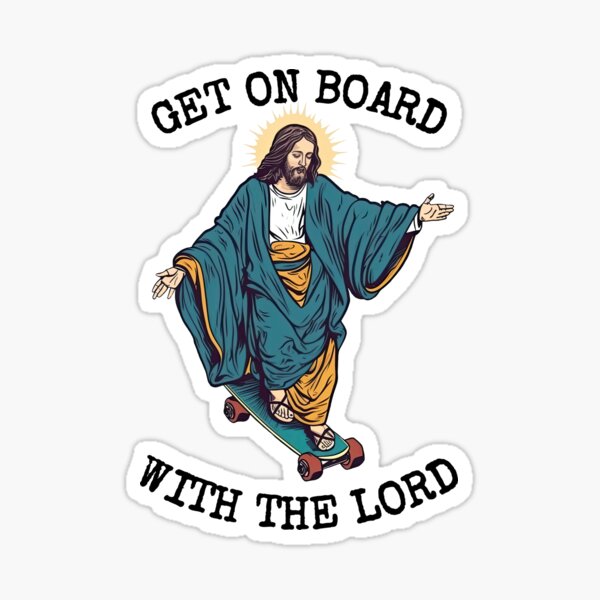 I Heard That Black Jesus Sticker for Laptop, Funny Christian