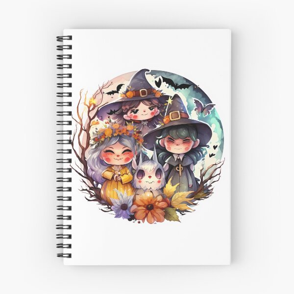 Item preview, Join Our Coven of Cute Witches and Their Spooky Rabbit Familiar with This Enchanting Sticker - Perfect for Halloween and Beyond! designed and sold by Wallapana.