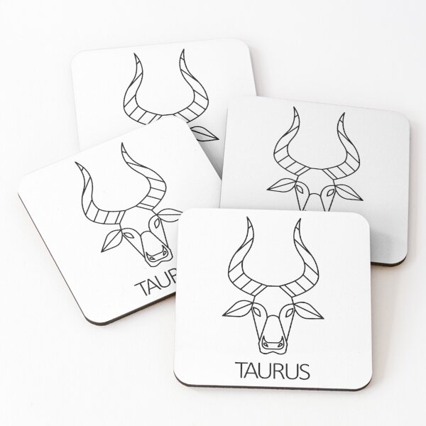 Item preview, Taurus Zodiac Sign - Black designed and sold by SimpleWorksSK.