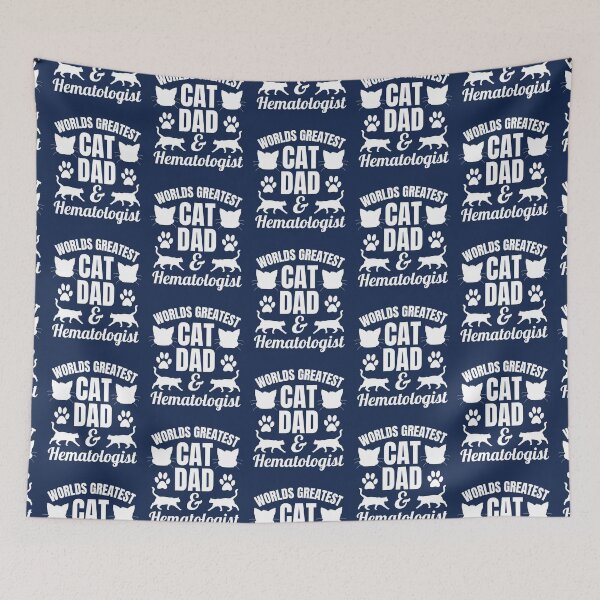 Item preview, Worlds Greatest Cat Dad And Hematologist | Featuring An Alternative Design On Selected Products designed and sold by McThingummy.