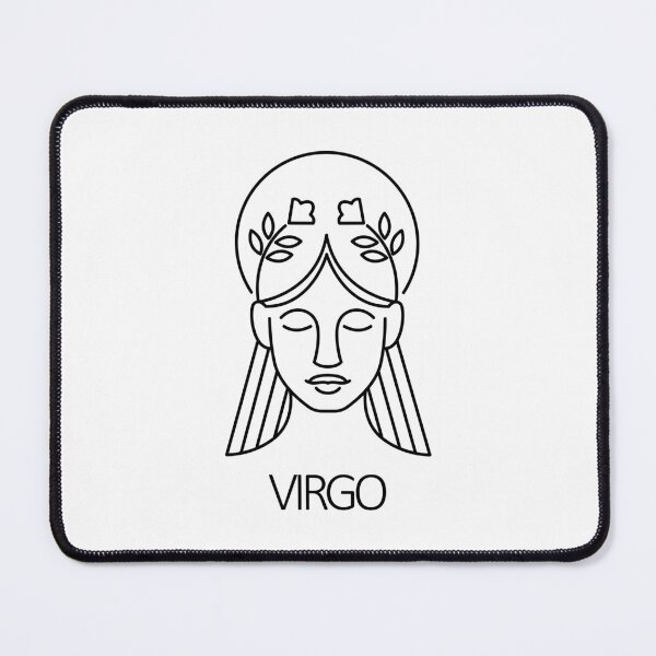 Item preview, Virgo Zodiac Sign - Black designed and sold by SimpleWorksSK.