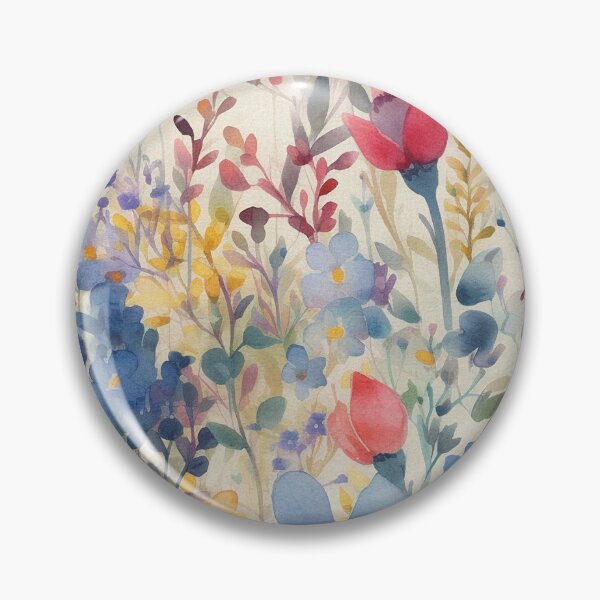Item preview, Happy Flowers Watercolors designed and sold by a4mbs.