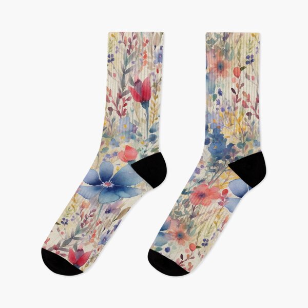 Item preview, Happy Flowers Watercolors designed and sold by a4mbs.