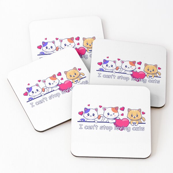 Item preview, Cute cat - I can't stop loving cats designed and sold by raccoon-shop.