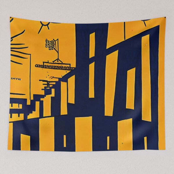 Item preview, Skyline in the style of famous art No. 36 designed and sold by CRAFTER-MEDIA.