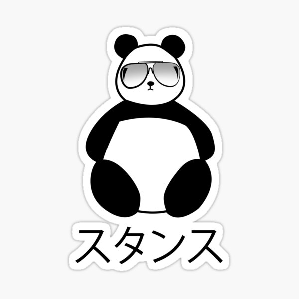 Panda Rider Stickers Redbubble - domo panda roblox