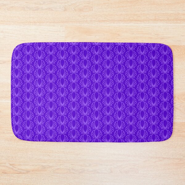 Item preview, Scallop Shell Stylised dark purple designed and sold by TheScraggyBeard.