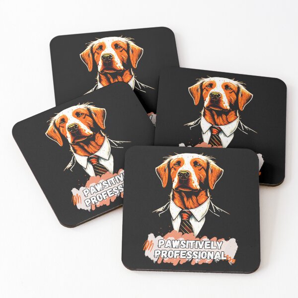 Item preview, Pawsitively Professional: Wise Business Dog Art Print designed and sold by GiveMeMood.