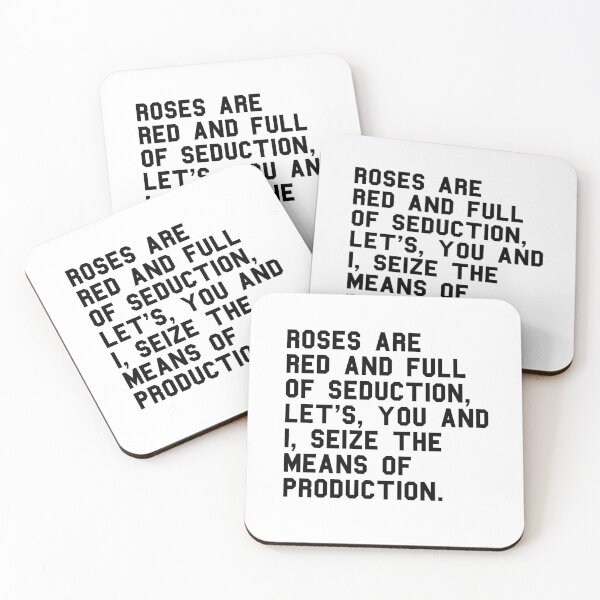 Item preview, Funny Communism Karl Marx Poem - Romantic Communist Joke - Leftist  designed and sold by RockFireMerch.