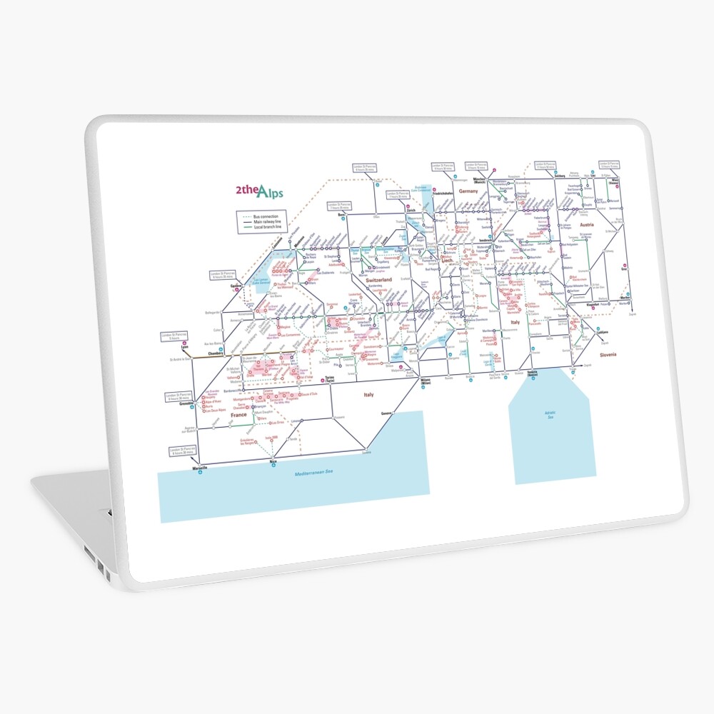 Item preview, Laptop Skin designed and sold by 2theAlps.
