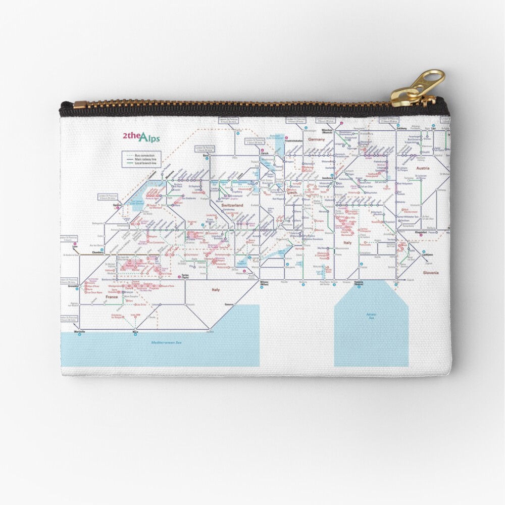 Item preview, Zipper Pouch designed and sold by 2theAlps.