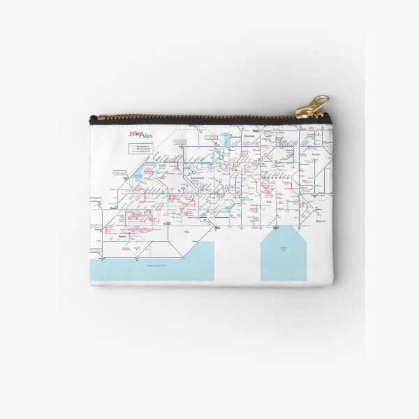 Item preview, The Alps rail map - Switzerland designed and sold by 2theAlps.