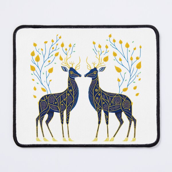 Item preview, Fiction Deer Symmetry designed and sold by itsy-beetsy.