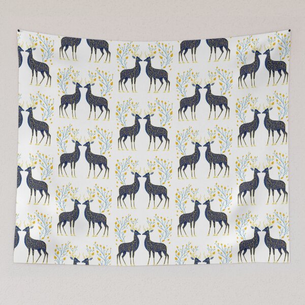 Item preview, Fiction Deer Symmetry designed and sold by itsy-beetsy.