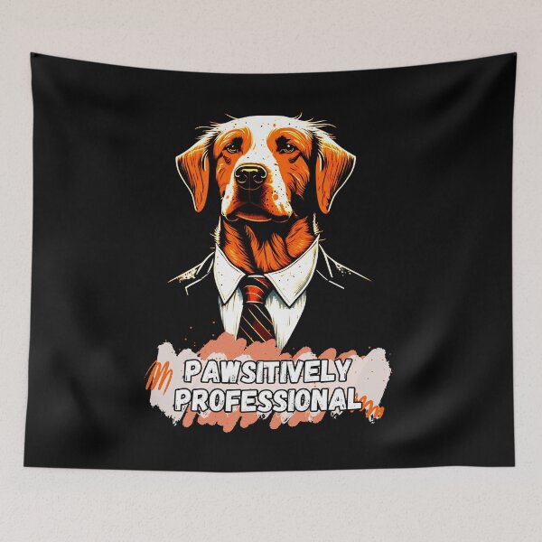 Artikelvorschau, Pawsitively Professional: Wise Business Dog Kunstdruck entworfen und verkauft von GiveMeMood.
