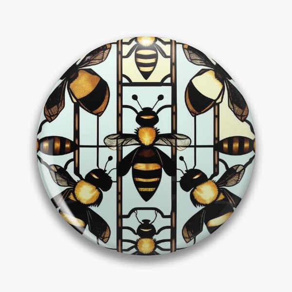 Item preview, Vintage Bees Pattern designed and sold by AgataKaja.