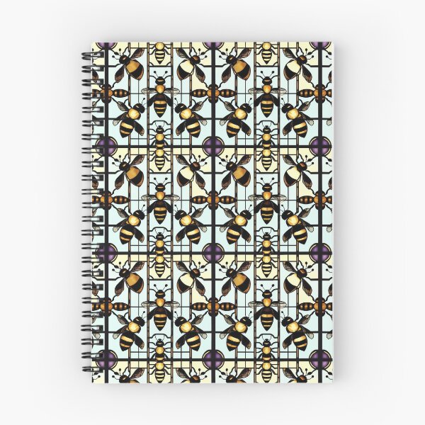 Item preview, Vintage Bees Pattern designed and sold by AgataKaja.