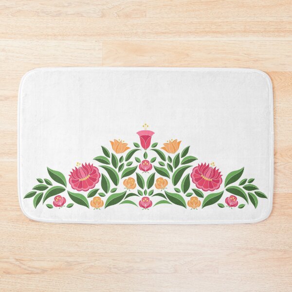 Item preview, Kalocsai folk art flower designed and sold by Kormix.