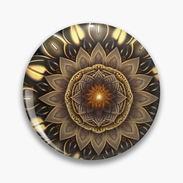 Item preview, Lotus Mandala In Gold designed and sold by mark ashkenazi.
