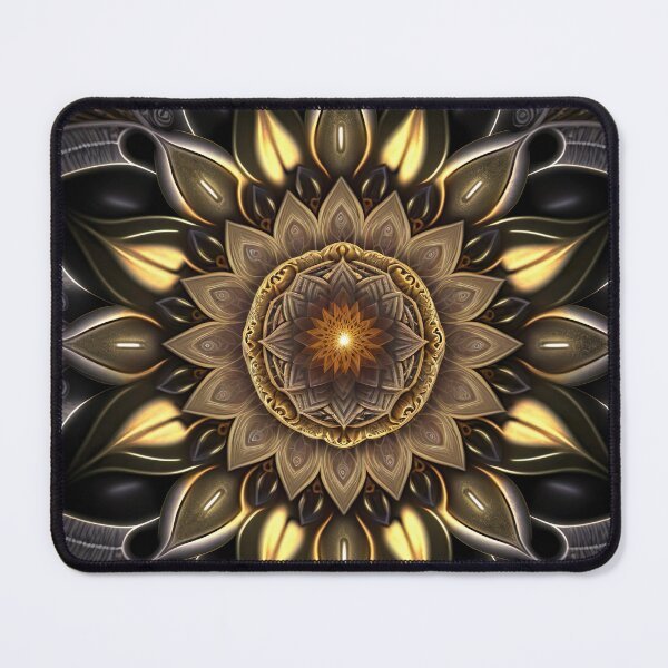 Item preview, Lotus Mandala In Gold designed and sold by mark ashkenazi.