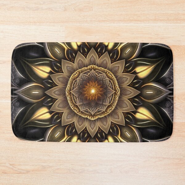 Item preview, Lotus Mandala In Gold designed and sold by mark ashkenazi.
