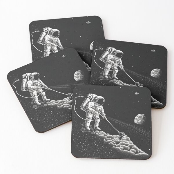 Item preview, Space Cleaner Duvet Covers Astronauts - Outer Space Spaceman designed and sold by Kentala.