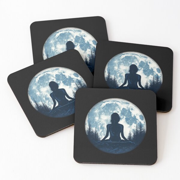 Item preview, Moonlit Meditation designed and sold by LukeAiWalker.