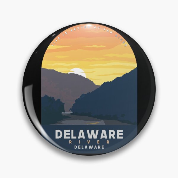 Artikelvorschau, Delaware River Delaware Beautiful River entworfen und verkauft von Friday NightCo.